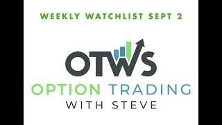 OTWS Weekly Watchlist Sept 2