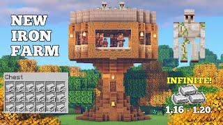 Minecraft THE BEST Iron Farm 1.21 for Bedrock and Java / Tutorial