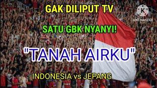 Merinding! Nyanyi lagu Tanah Airku Setelah Indonesia vs Jepang Kualifikasi Piala Dunia 2026