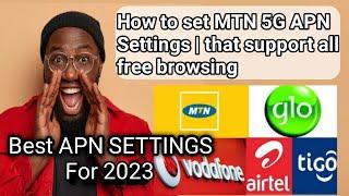 NEW SECRET BEHIND MTN This APN settings for UNLIMITED DATA