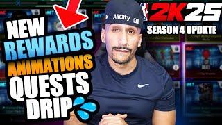 ALL NEW REWARDS and ANIMATIONS SEASON 4 UPDATE | NBA 2K25 NEWS UPDATE