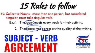 15 Rules of Subject-Verb Agreement | Simplified