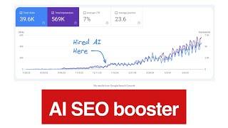 AI is running HIS SEO blog. Here’s the growth so far