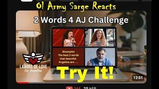 Angelina Jordan - A Decade of Music - 2 Words 4 AJ Challenge - Reaction