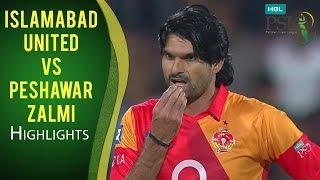 PSL 2017 Match 12: Islamabad United vs Peshawar Zalmi Highlights