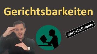 Was sind Gerichtsbarkeiten und welche gibt es?