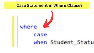 #SQL Using a Case Statement in Where Clause. #datascience #sql #programming