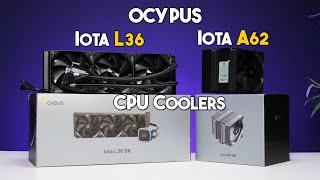 OCYPUS Iota L36 BK AIO & Iota A62 Air CPU Coolers Unboxing & Overview [Ph]