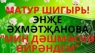 "МИН ДӘШМӘСКӘ ӨЙРӘНДЕМ!... ЭНҖЕ ӘХМӘТҖАНОВА ИСКИТКЕЧ МАТУР ШИГЫРЬ!