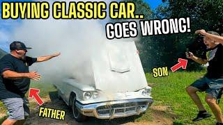 Father & Son Buy A Classic Car *Blows UP Mid Sale!