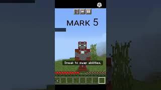 iron man suit up ||minecraft || mark 1,3,5,7,42,80 || link in description