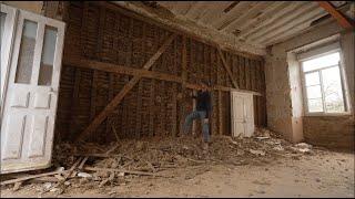 Exposing A 250 Year-Old Timber Framed Wall