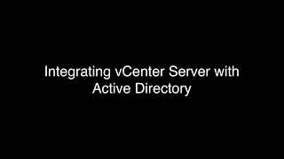 Join vCenter Server to AD