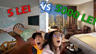 Cel mai IEFTIN vs cel mai SCUMP HOTEL! (1 STEA vs 5 STELE)