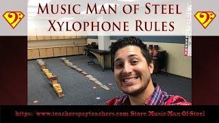 Xylophone Playing Rules for the Classroom