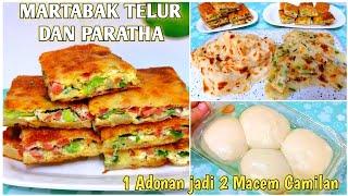 Resep Martabak Telur‼️Ternyata Gurih Banget Pertama kali Bkin Dari 1 Adonan jadi 2 Menu!