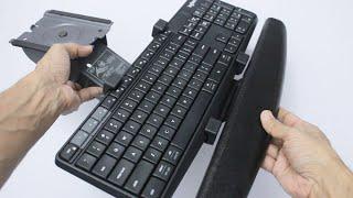 Under Desk Sliding Keyboard Tray - Adjustable - Review