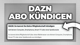 Dazn Abo kündigen - Tutorial