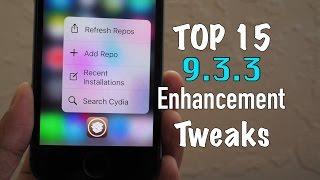 Top 15 Enhancement Tweaks (Free) iOS 9.3.3