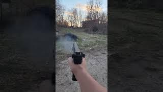 SHOOTING KEL-TEC CP33 AT CAST-IRON PAN THANKS FOR 500 SUBSCRIBERS