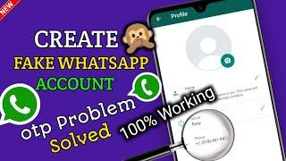 Fake Whatsapp Kaise Banaye | How to create unlimited fake WhatsApp account without phone number?