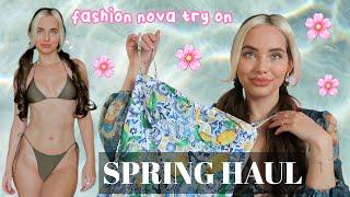 *super cute* spring 2025  try-on haul ft Fashion Nova