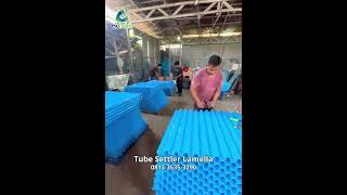 Tube Settler Water treatment #watertreatmentequipment #watertreatmentplant #tubesettler #lamellapvc