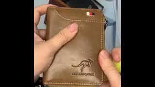 Anti-theft men’s wallet leather | BotuShop #shorts