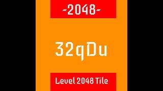 2048 All Tiles 1900 to 2048 (NUMBERS playroom's remix)