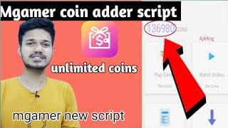 Mgamer coin adder script not tips and only tricks