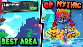 GOT THE  BEST AREA  AND GOT THE OP MYTHIC PET  | ROBLOX SWORD FIGHTERS SIMULATOR