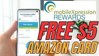 Earn Money with MobileXpression: Get a $5 Amazon Card for Simply Using Your Phone!