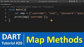 Dart Tutorial #20 - Map & Maps Methods in Dart Programming