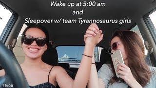 【密着vlog】wakeup at 5 am ︎ sleepover with girls （5時起き！夏合宿！）