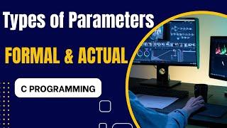 Types of Function parameters in C || Formal  and  Actual parameters||Function in C || C Programming