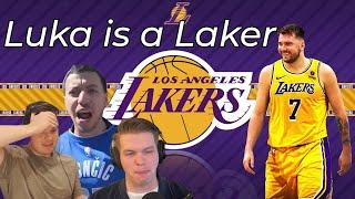 Fans React to the Mavs Trading Luka to the Lakers