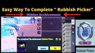 Rubbish Picker | Hidden achievement| BGMI