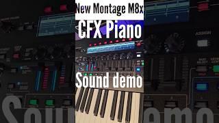 New Yamaha Montage M M8x CFX Piano Sound Demo  #yamahamontage