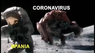 Comic MEME CORONAVIRUS - Covid 19 atacking China, Italy, Spain - Romania is safe