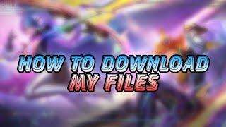 How to Download my Files