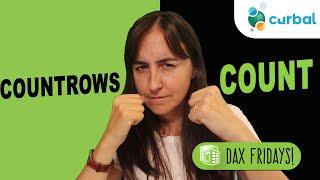 DAX Fridays #189: Which function is faster to count rows: COUNT OR COUNTROWS?
