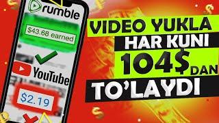 Video skachat qilib pul ishlash  | 104$ Sarmoyasiz pul ishlash