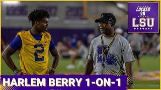 LSU 5 Star RB Harlem Berry 1-on-1 | HS Coach Raves About Bo Davis