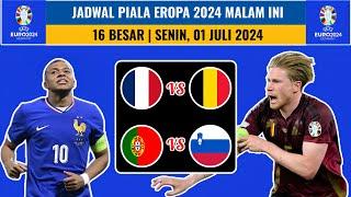 Jadwal Piala Eropa malam ini ~ PRANCIS VS BELGIA ~ Bagan 16 Besar Euro ~ Jadwal Live RCTI