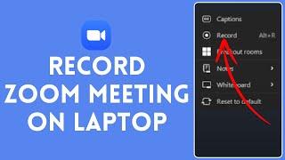 How to Record Zoom Meeting on Laptop (2024) | Zoom Tutorial