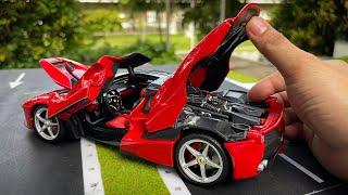 Unboxing of La Ferrari 1:18 Scale Diecast Model  - Adult Hobbies