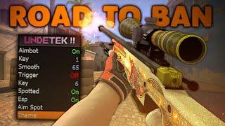 ROAD TO BAN with FREE CHEATS | CS2 Legit Cheating ft. Undetek.com