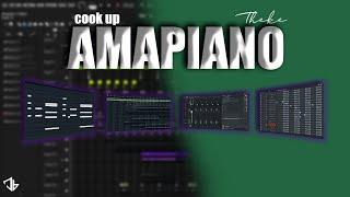 How To Make an Amapiano Beat From Scratch (Theke X Sgija) | FL Studio Tutorial 2024