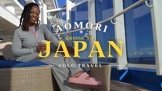 Full Time Solo Travel on Cruise Ship | Exploring Aomori Japan + Acupuncture and Cupping