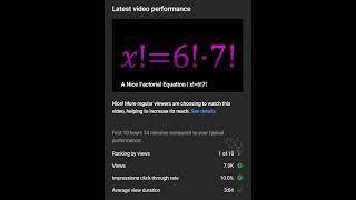 Factorial Equations Thank You!!! 